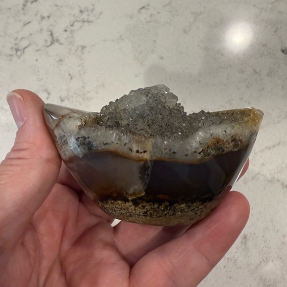 Agate Geode Money Boat - Picture 3 of 4